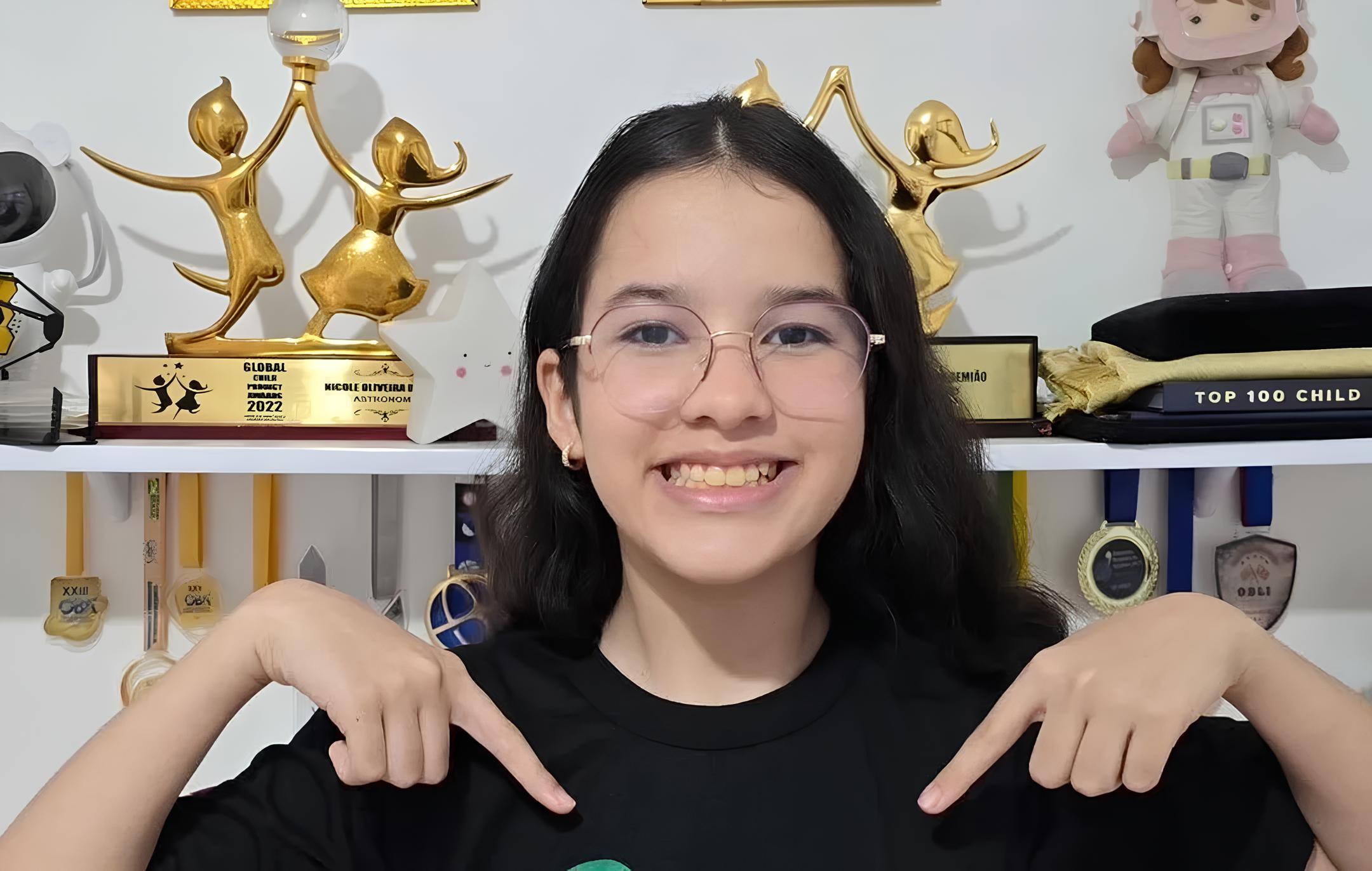 Brasileira de 8 anos desafia a astronomia mundial: Nicolinha Oliveira identifica asteroides em parceria com a NASA e se torna uma das mais jovens astrônomas do planeta