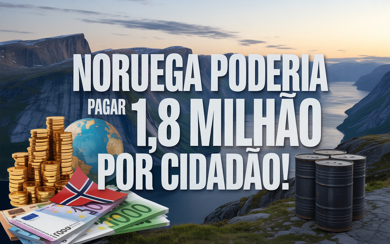 A Noruega tem quase R$ 10 trilhões em riquezas pelo mundo e poderia pagar R$ 1,8 milhão para cada um de seus cidadãos