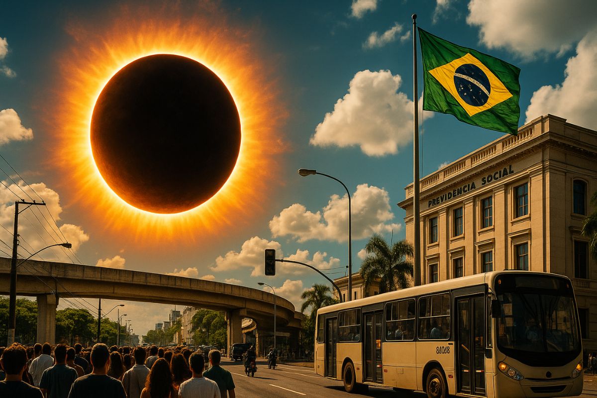 O eclipse histórico de 2186 promete noite em pleno dia no Brasil, quando o Sol será encoberto em totalidade por mais de 7 minutos, permitindo observação inédita da coroa solar e revelando novos dados para a ciência.