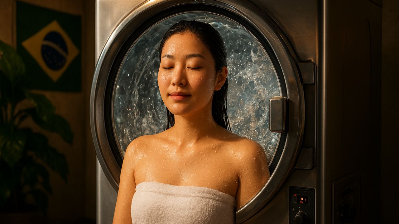 O fim do banho como conhecemos? Japão cria a 'máquina de lavar roupa humana' que promete uma sessão de spa em minutos