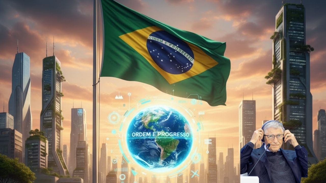 "O futuro é brasileiro": Bill Gates surpreende o mundo e aponta os motivos para o Brasil se tornar o próximo líder global