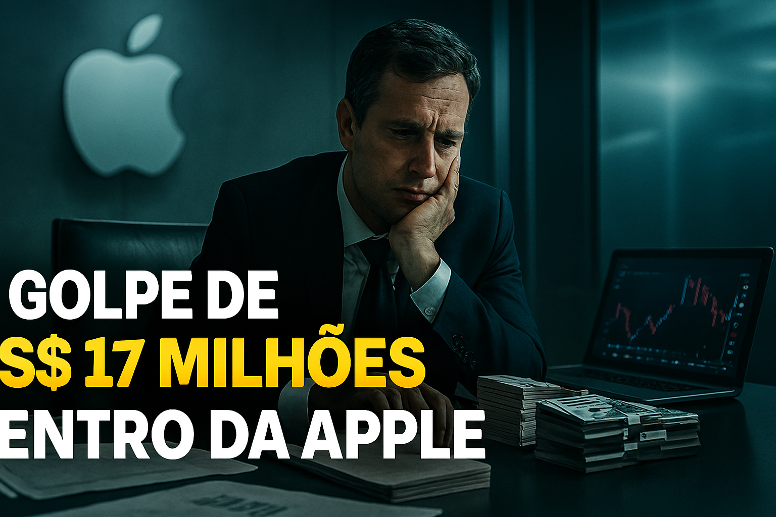 O golpe de US$ 17 milhões dentro da Apple: funcionário manteve fraude por 7 anos sem ser descoberto e enganou a gigante tecnológica debaixo do nariz dos executivos
