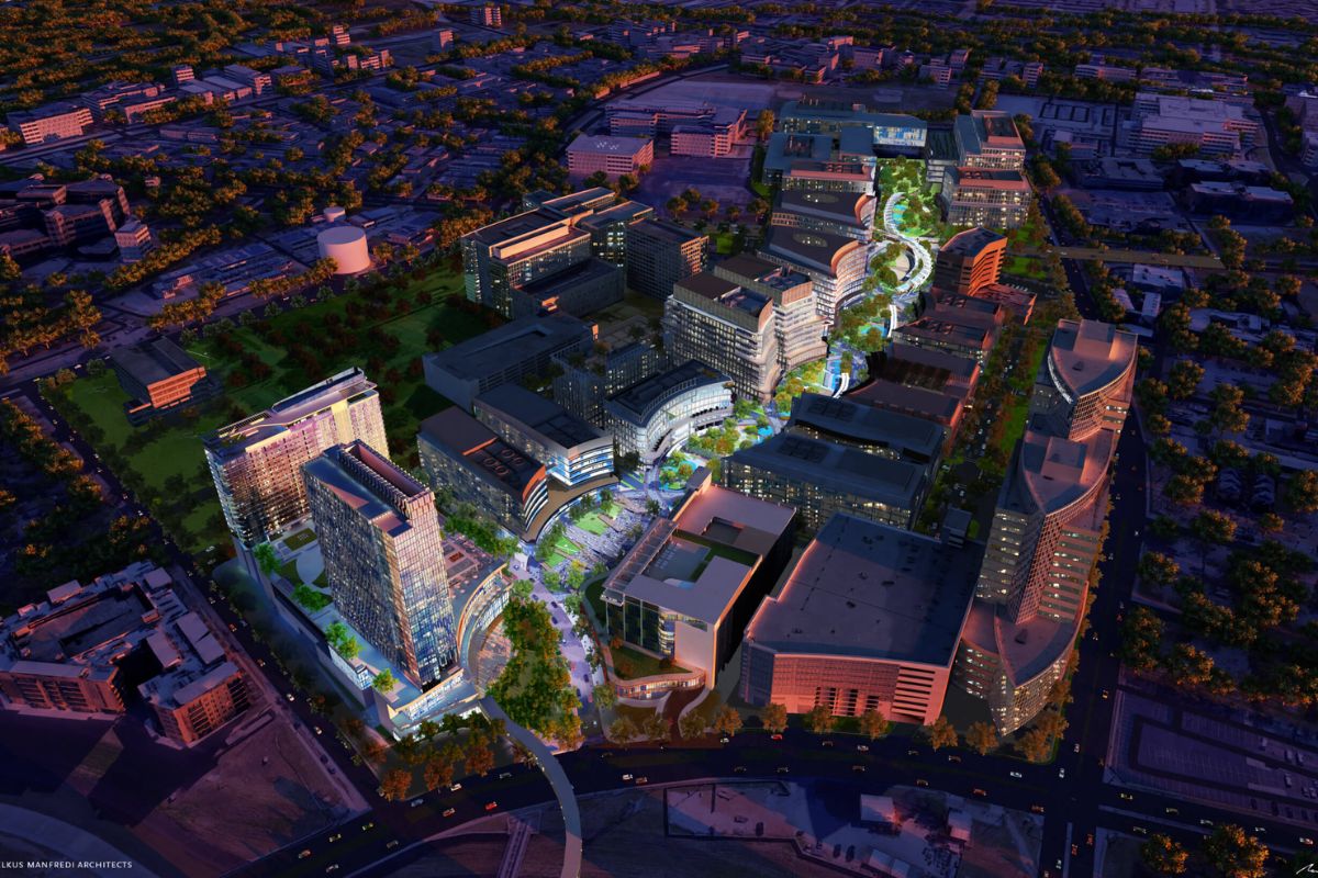 O hospital-cidade de Houston, o Texas Medical Center, é um complexo hospitalar liderado pelo MD Anderson Cancer Center, referência mundial em inovação.