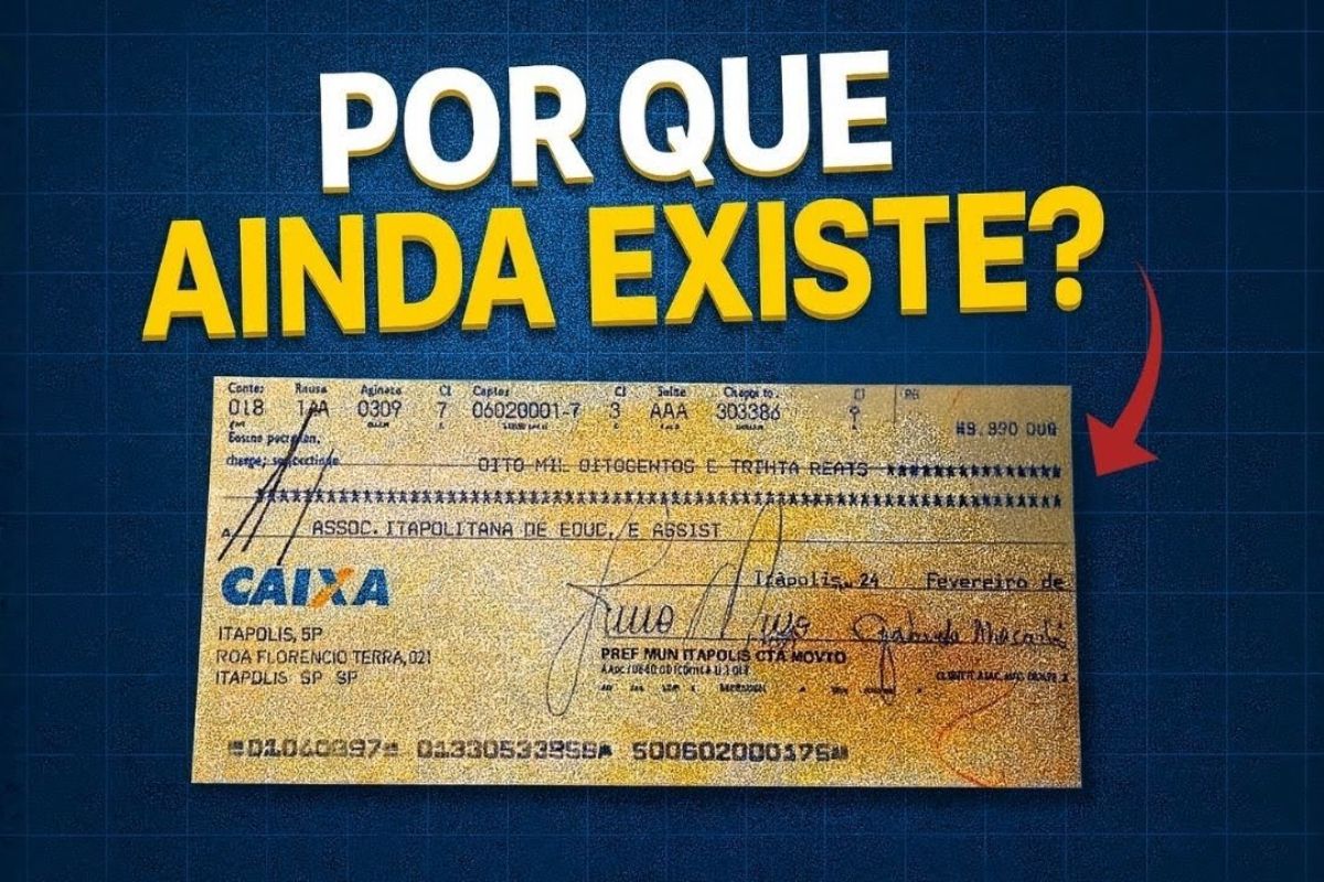 Mesmo com o avanço do Pix e dos bancos digitais, o cheque no Brasil ainda movimenta bilhões em pagamento um símbolo que resiste à era digital.