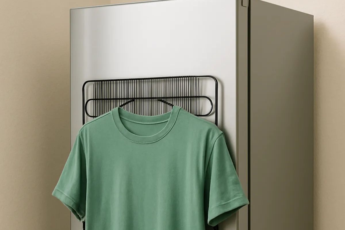 Secar roupas atrás da geladeira eleva a conta de luz, gera calor, sobrecarrega o motor e reduz a eficiência energética do aparelho.