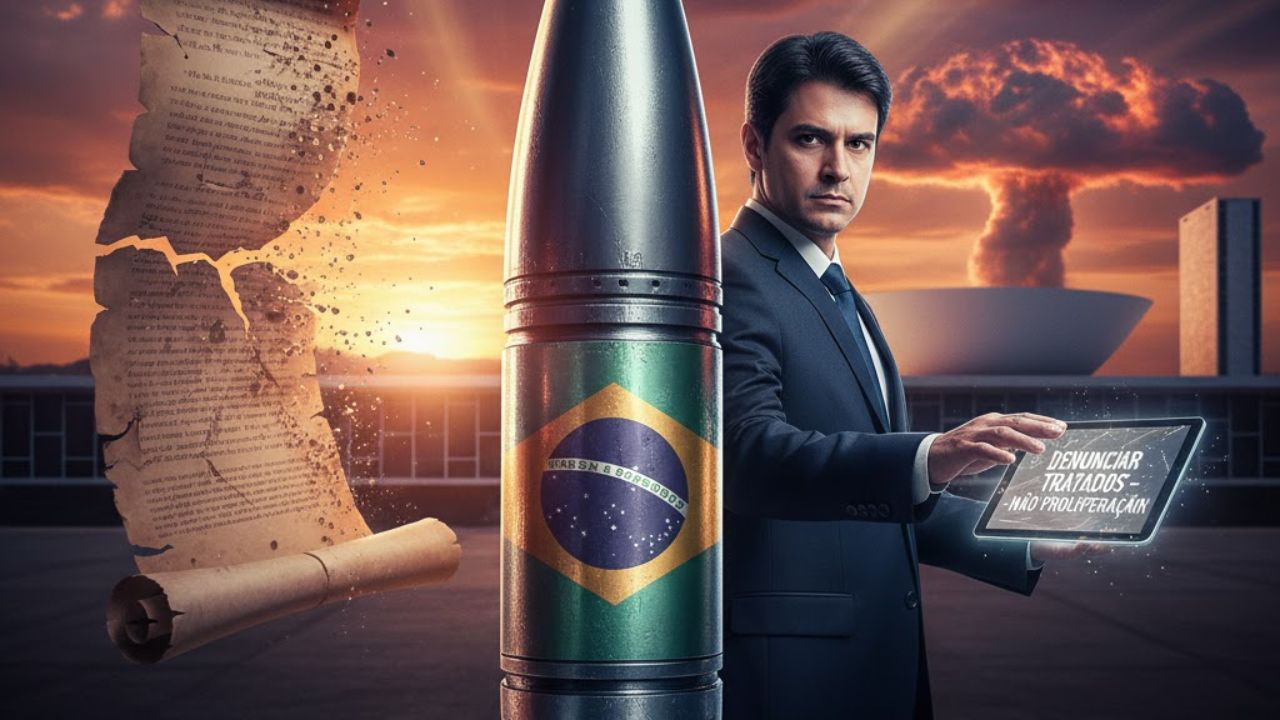 PEC de Kim Kataguiri quer dar bomba atômica ao Brasil e prevê "denunciar todos os tratados" de não proliferação de armas nucleares