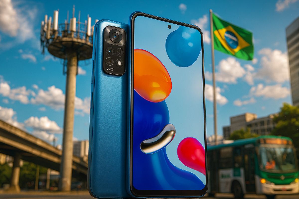 O Redmi Note 11S em 2025 mantém bom custo-benefício com câmera de 108 MP, bateria de 5.000 mAh e chip Helio G96, equilibrando desempenho básico e autonomia para quem busca um intermediário confiável no dia a dia.