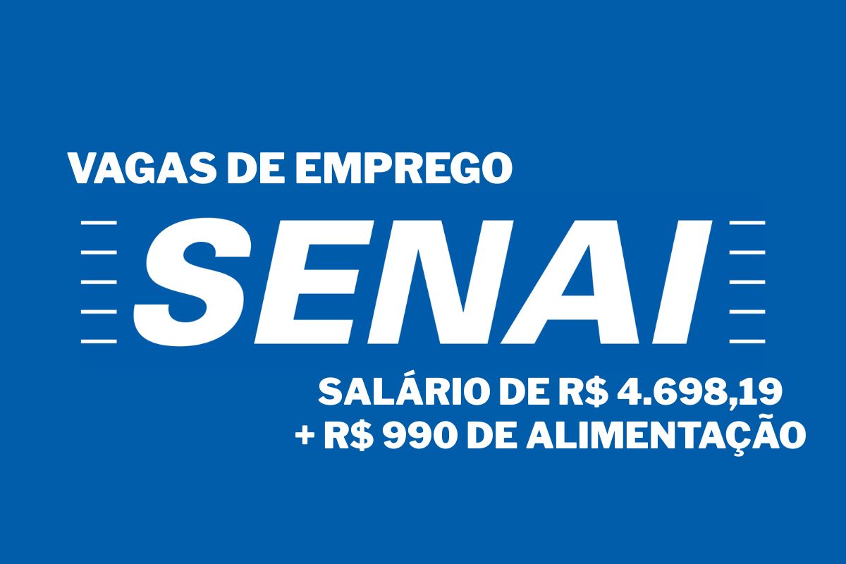 O SENAI abre vaga de emprego em Porto Alegre para Analista Técnico Especializado Júnior, com salário de R$ 4.698,19; inscrições até 29 de outubro de 2025.