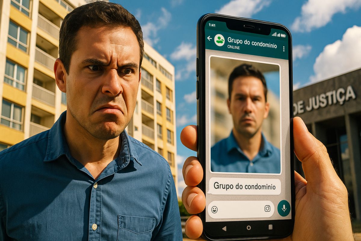 Síndico precisa indenizar por divulgar imagem de morador em grupo de WhatsApp tem pena mantida pelo Tribunal de Justiça do Distrito Federal