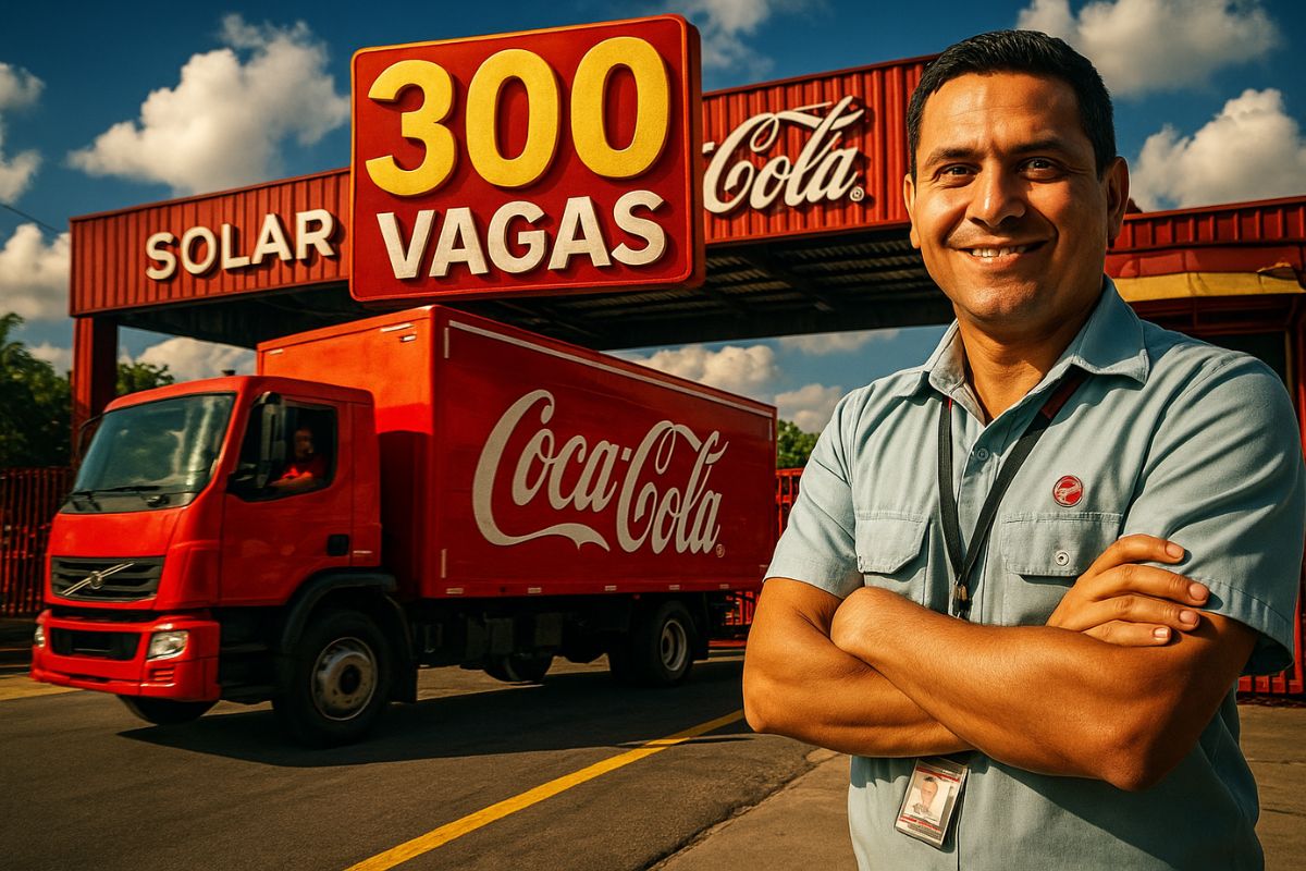 A Solar Coca-Cola abre vagas Solar Coca-Cola no Plano Verão 2026 com vagas temporárias e empregos Solar Coca-Cola em processo seletivo nacional.