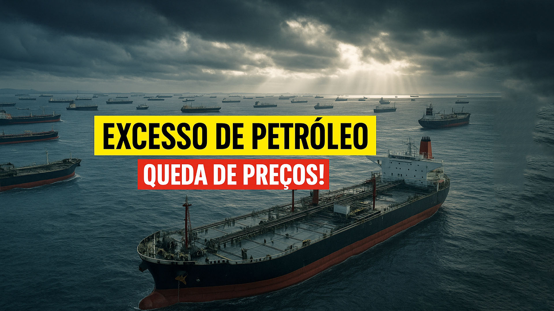 Superoferta global de petróleo deixa 1 bilhão de barris parados no mar enquanto preços desabam e consumidores podem ser surpreendidos com queda no valor dos combustíveis