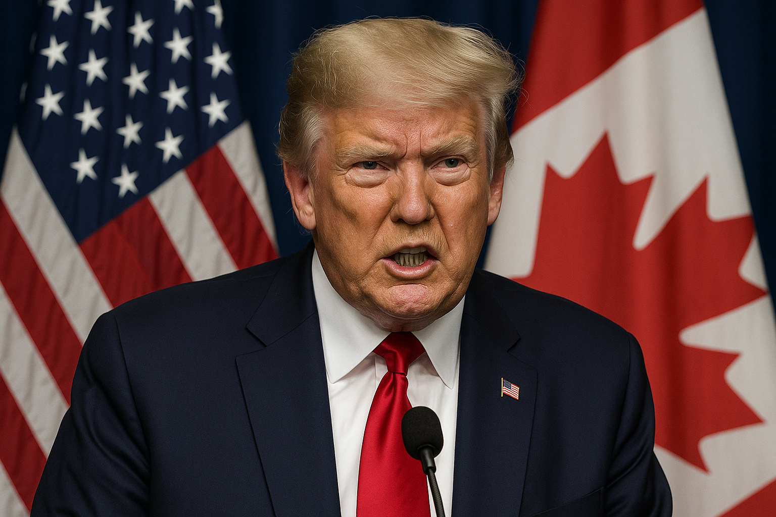 Donald Trump anuncia o fim das negociações comerciais com o Canadá em meio a polêmica sobre anúncio com Ronald Reagan e tarifas de importação.