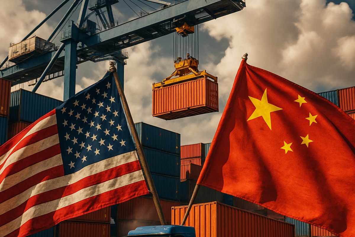 Trump dobra tarifas contra a China, Xi Jinping reage e Washington busca conter choques no comércio global com nova rodada de negociações.