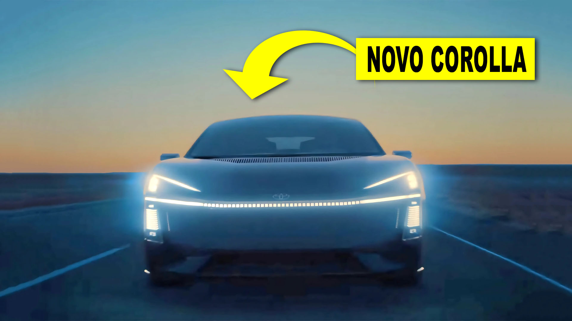 Toyota Corolla abandona conservadorismo e revela imagem com design radical para próxima geração do sedã campeão de vendas