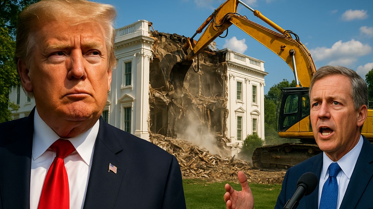 Trump demole Ala Leste da Casa Branca por salão de baile de US$ 300 milhões; democratas acusam desrespeito à história