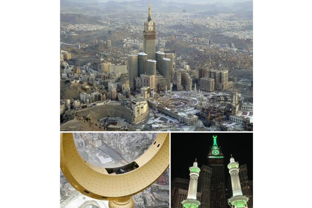 Un complejo de U$15 mil millones con la mayor área útil del mundo 1.500.000 m² y el mayor reloj del mundo, con 601 metros de altura