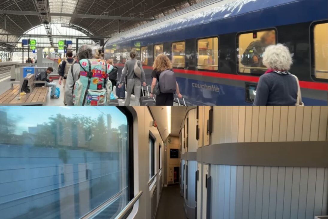 Viaje de 26 horas por tres países: el nuevo tren cápsula europeo transforma la forma de viajar entre Ámsterdam, Múnich y Roma