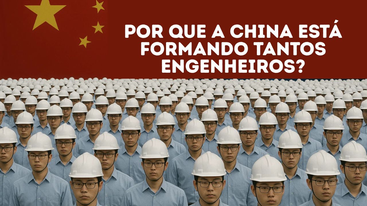 A China forma mais de 3,5 milhões de engenheiros por ano e lidera a revolução da inteligência artificial com um plano educacional de décadas.