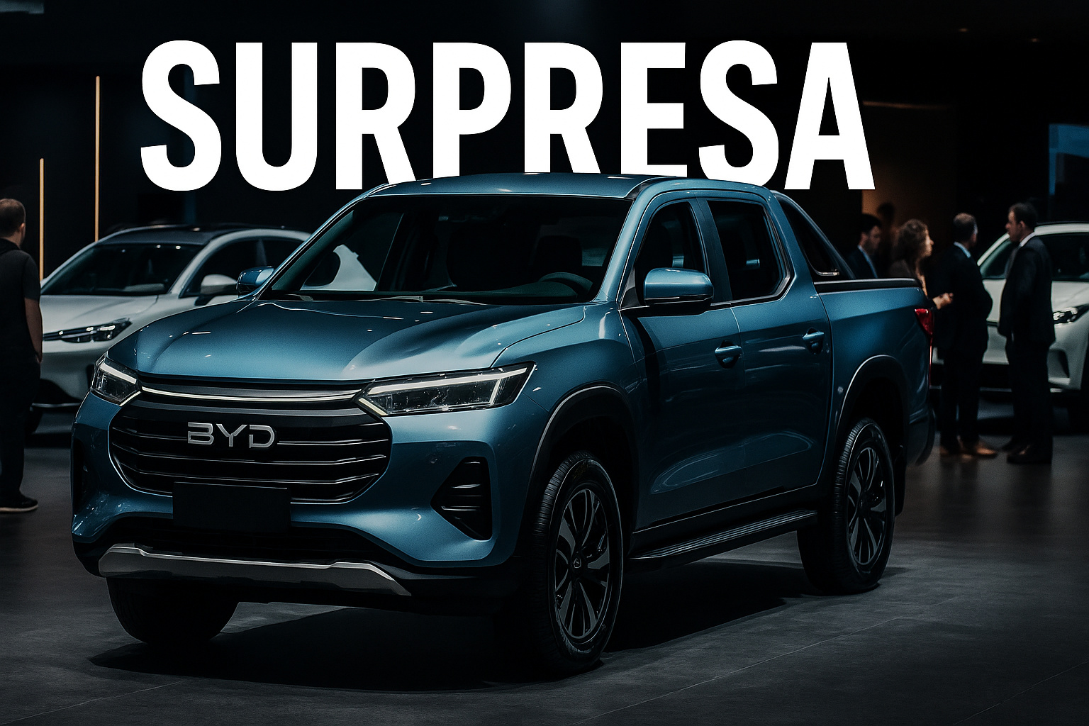 Picape BYD híbrida será o grande destaque do Salão do Automóvel 2025 e terá produção no Brasil