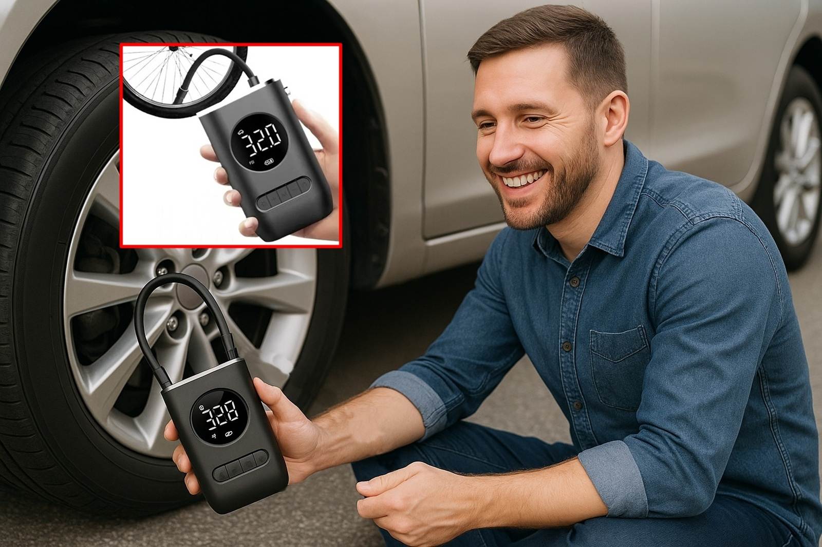 Compacto, leve e recarregável via USB-C, o mini compressor portátil de R$149 virou tendência entre motoristas por garantir autonomia e segurança