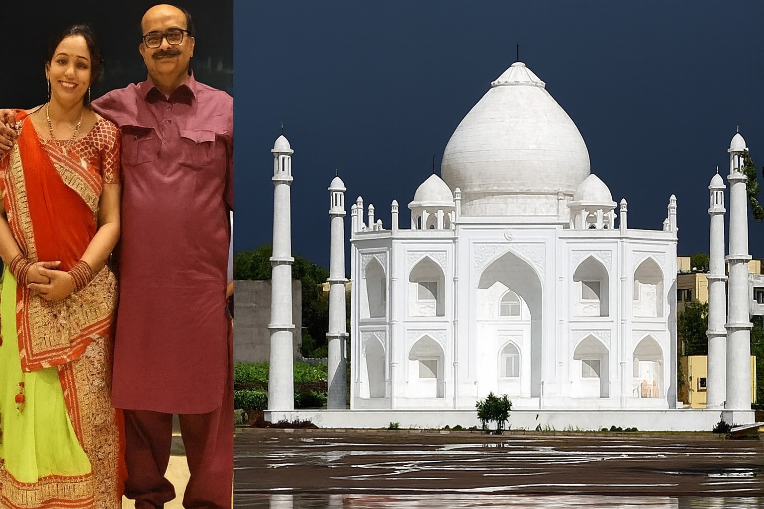 Um homem construiu sozinho uma réplica do Taj Mahal durante 22 anos em homenagem à esposa falecida, a obra custou mais de 15 milhões de rupias (cerca de R$ 1,1 milhão)