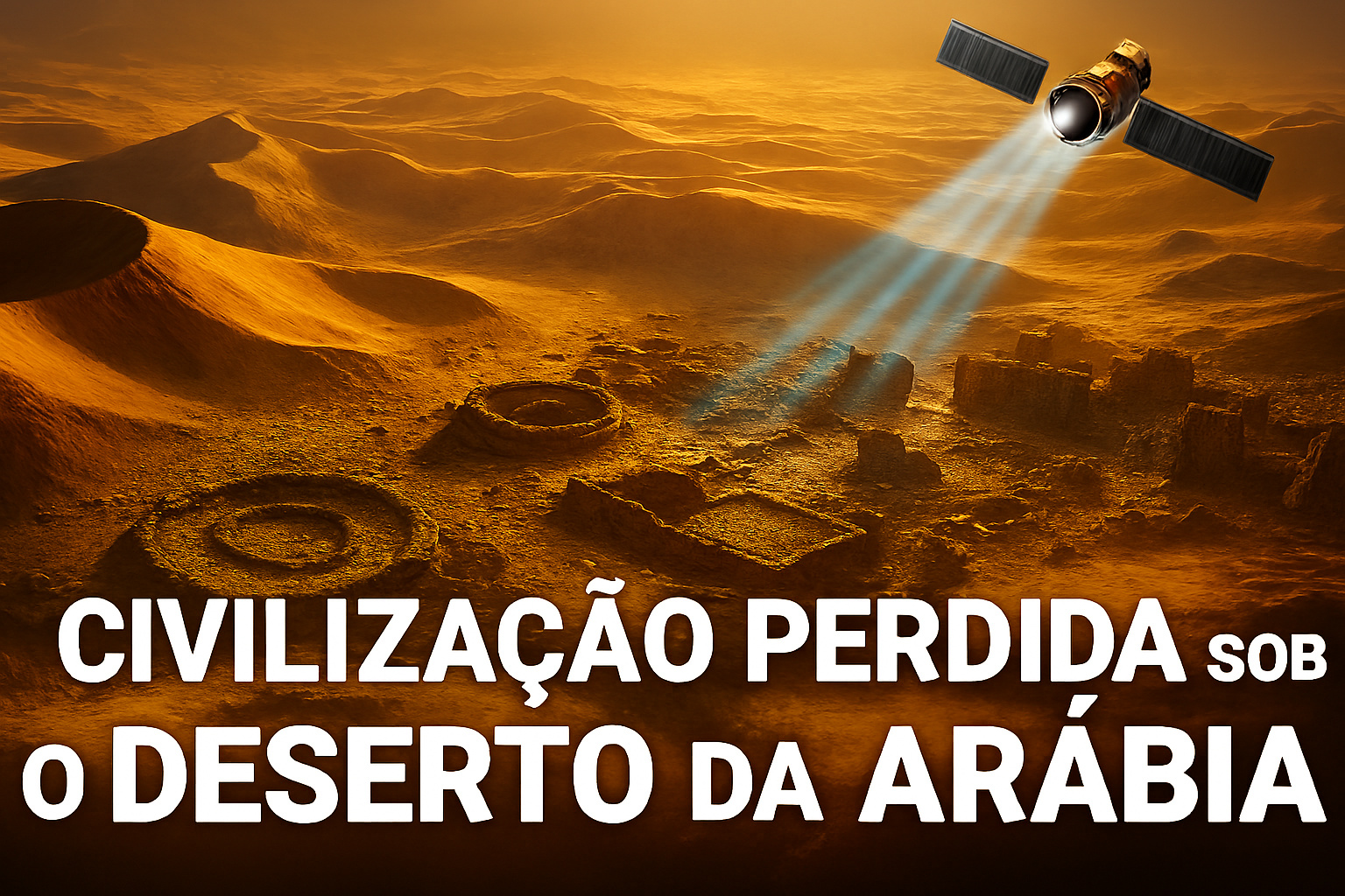 Civilização perdida sob o deserto da Arábia: satélites revelam mais de mil cidades de pedra construídas há 7 mil anos e desconhecidas até pouco tempo