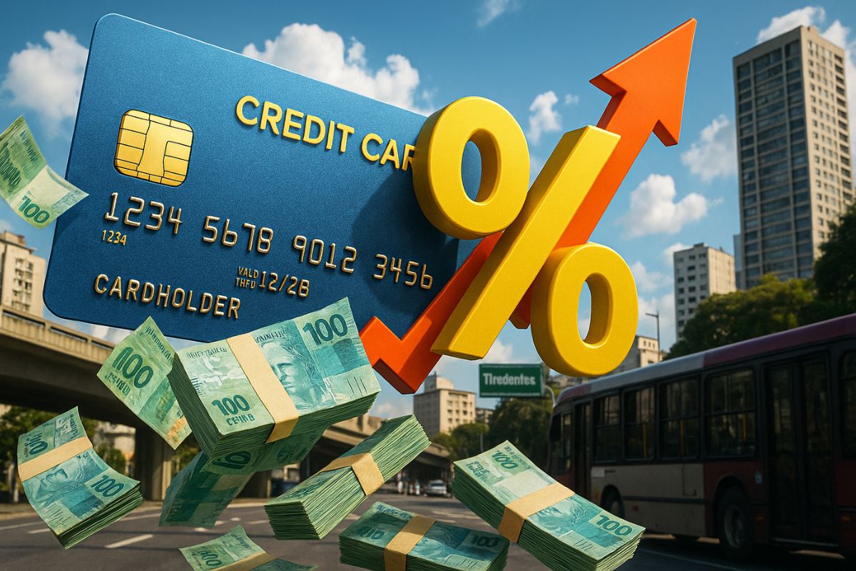 Entenda como funcionam os juros no rotativo do cartão de crédito, o teto de 100%, o impacto da dívida, o papel da fatura e o parcelamento.