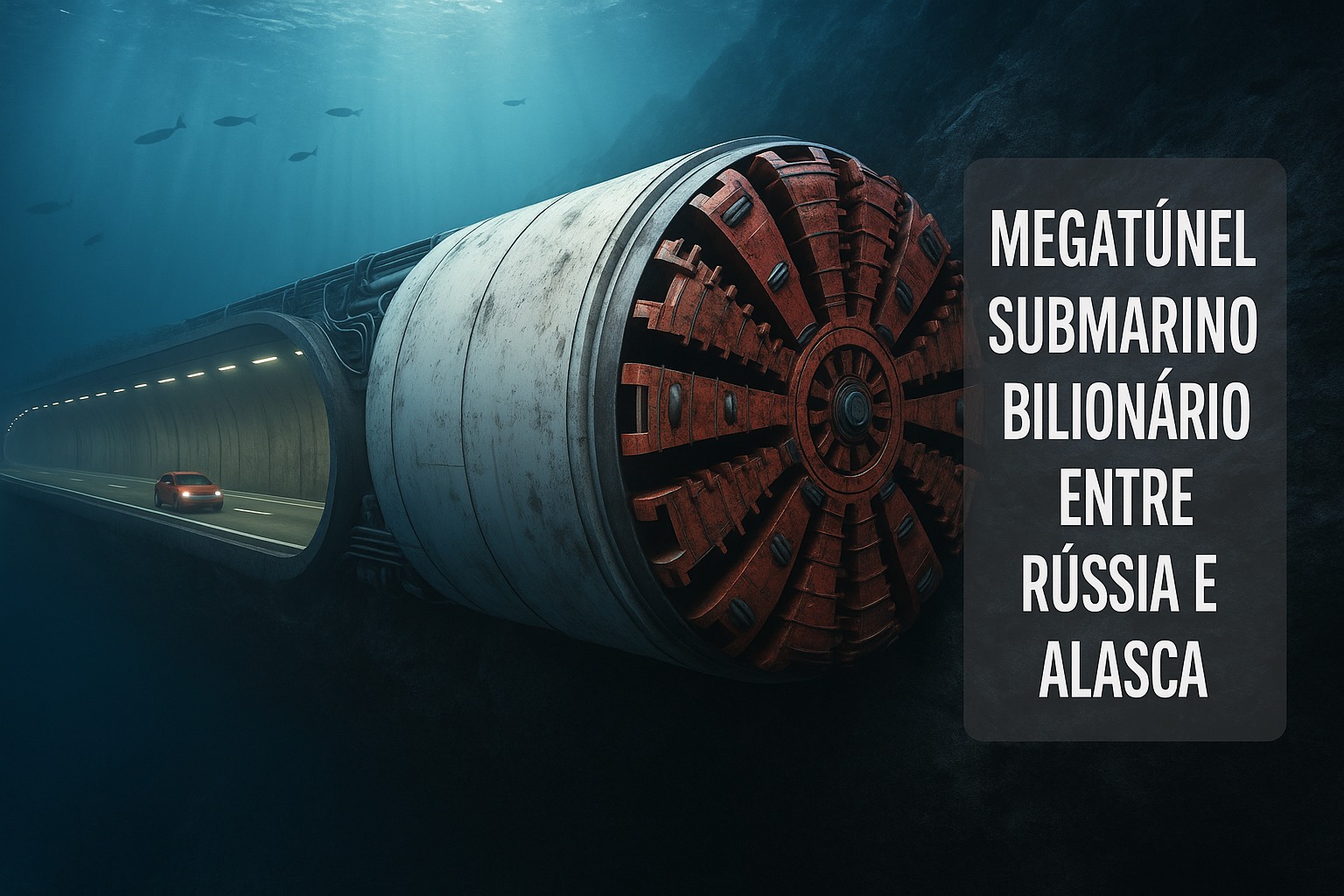 Megatúnel, Trump, Rússia, Alasca, Túnel submarino