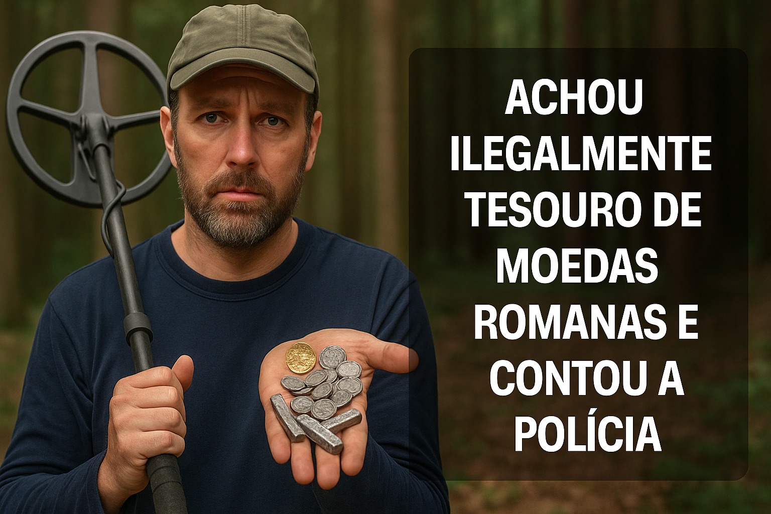 Tesouro de moedas, Moedas, Detector de metais