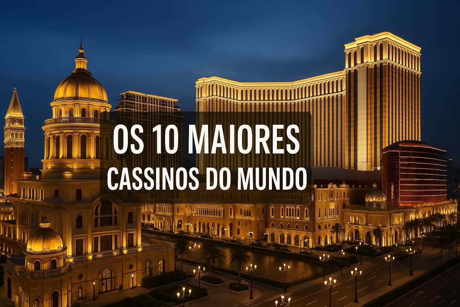 Maiores cassinos do mundo, Cassinos, China, EUA, Macau