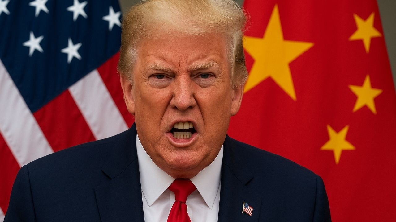 Donald Trump anuncia tarifa de 100% sobre importações da China, reacendendo tensões comerciais entre EUA e o país asiático.
