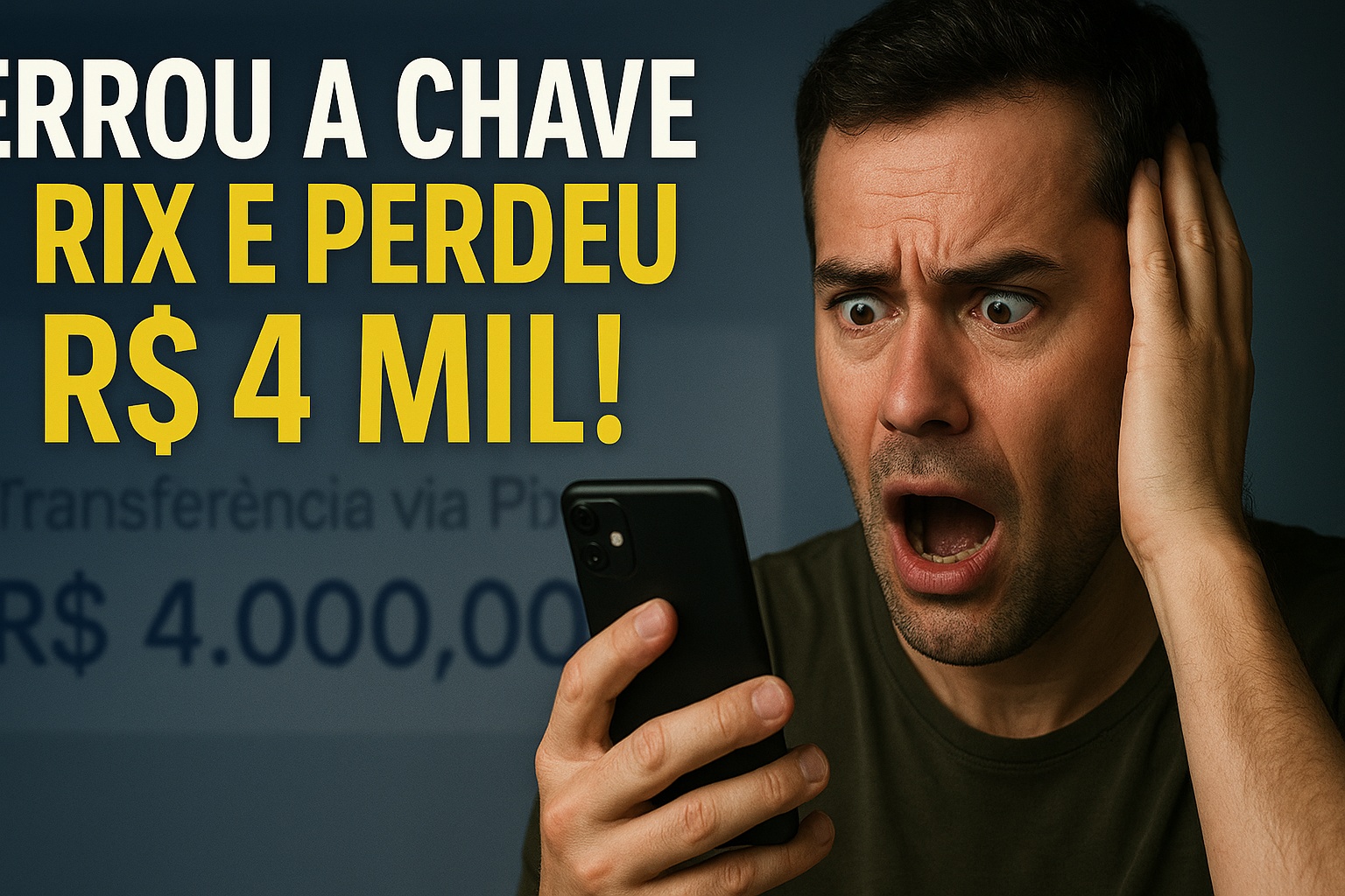 Homem digita chave Pix errada, transfere R$ 4 mil por engano, tenta contato e é bloqueado pela recebedora; Justiça determina devolução integral e reconhece má-fé por enriquecimento ilícito