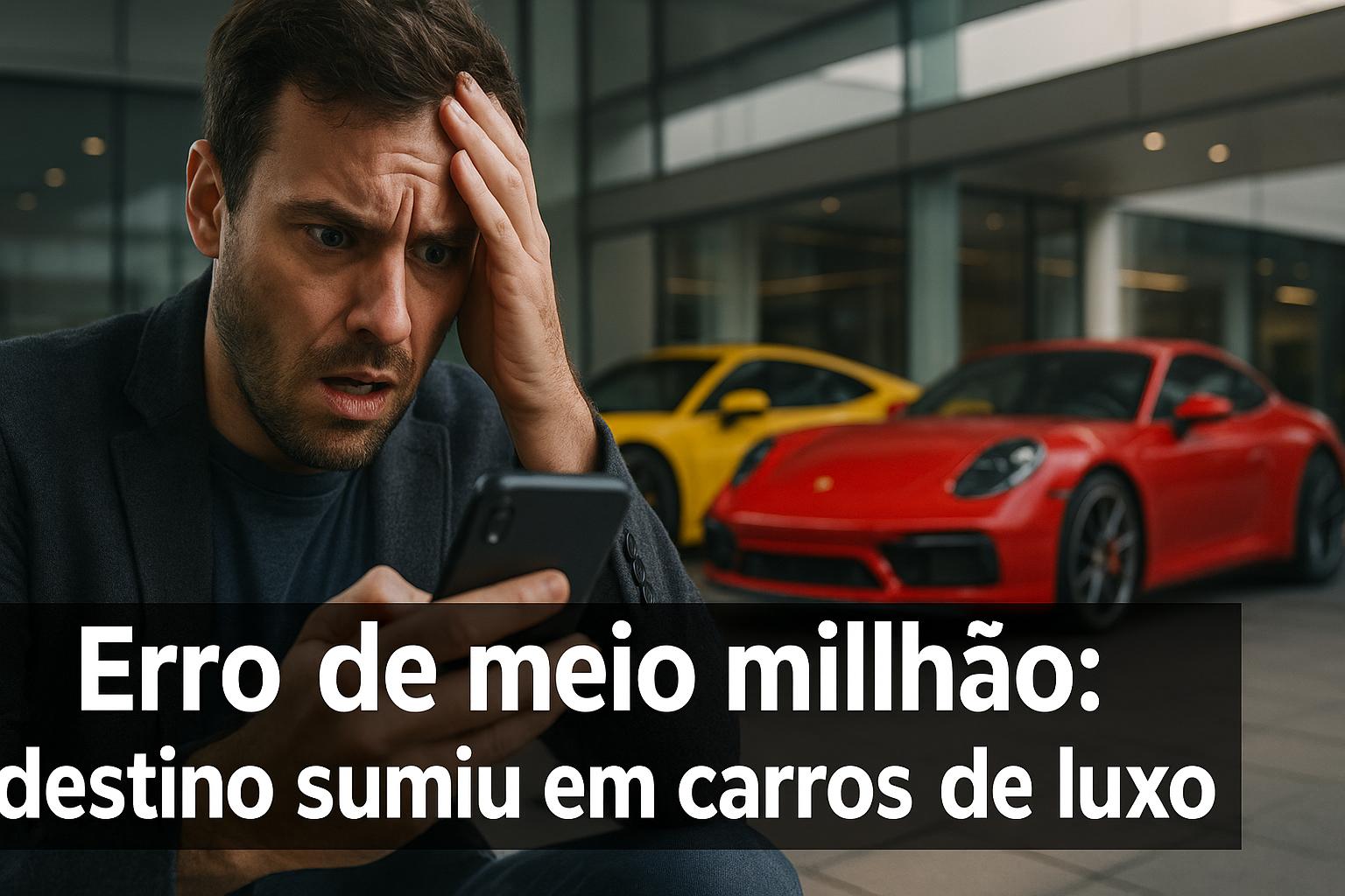 Aposentado envia por erro bancário o equivalente a R$ 500 mil, tenta recuperar o dinheiro e descobre que o destinatário se recusou a devolver após gastar tudo em carros novos
