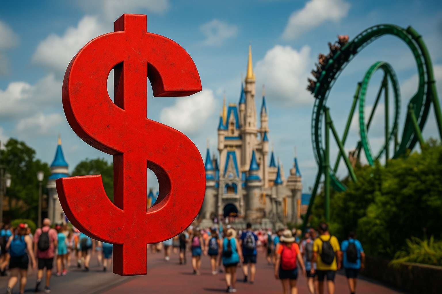 Parques da Disney e Universal sofrem impacto das tarifas e da crise econômica nos EUA, apesar dos investimentos de bilhões em novas atrações