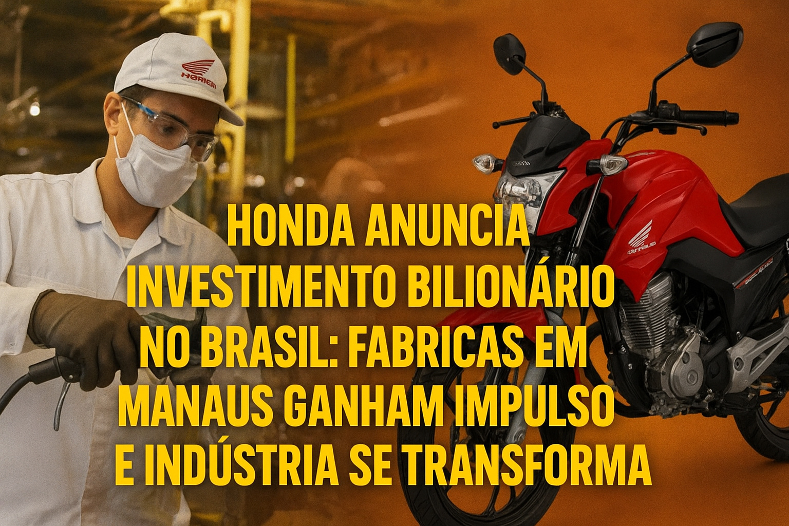 Honda anuncia investimento bilionário no Brasil: fábricas em Manaus ganham impulso e indústria se transforma