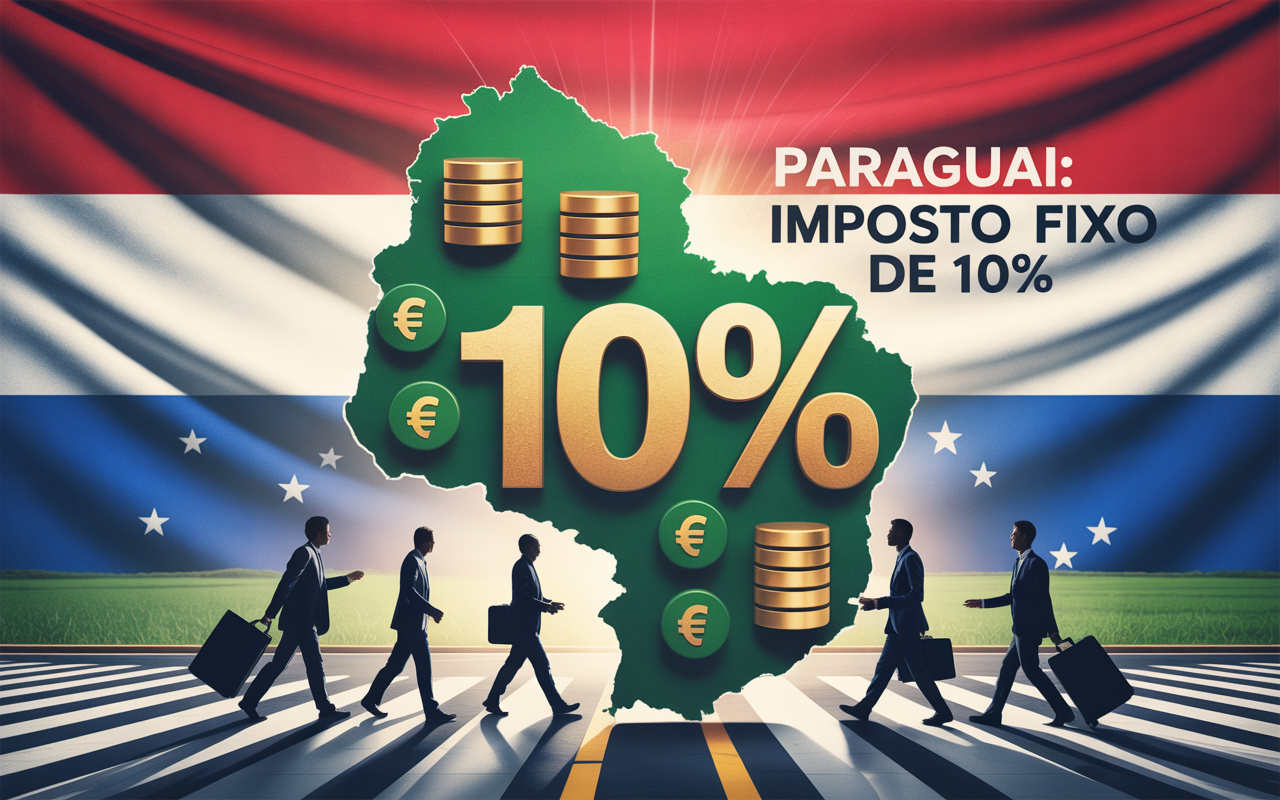 Paraguai adota imposto fixo de 10% para empresas e pessoas físicas e se torna novo polo para brasileiros que fogem da burocracia tributária