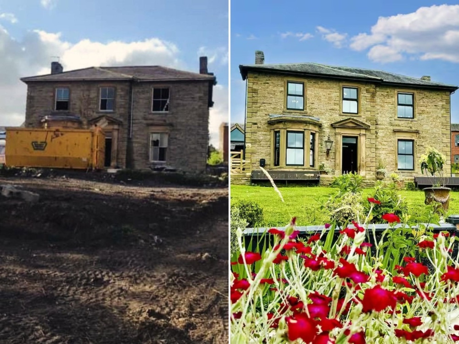 Mansão abandonada, Casal, Ruínas, Reforma