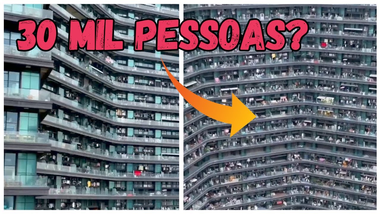Maior condomínio residencial do mundo abriga 30 mil pessoas em 67 andares e 1,6 milhão de m², funcionando como uma verdadeira cidade vertical