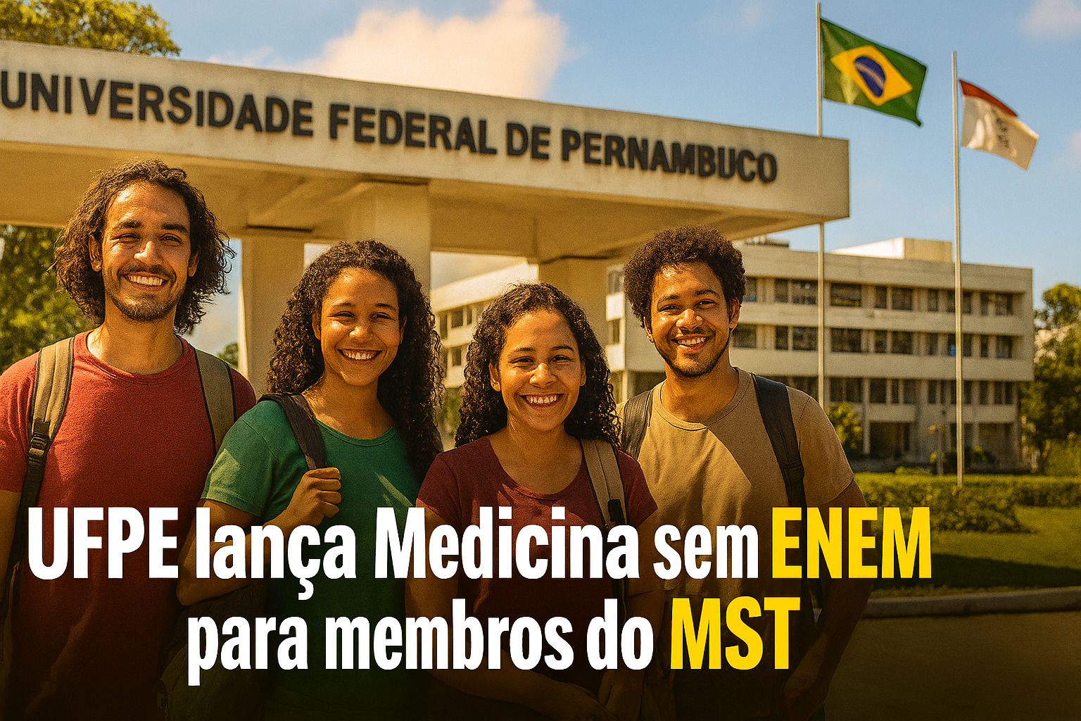 Universidade Federal anuncia curso de Medicina sem ENEM exclusivo para membros do MST, aprovado oficialmente pela UFPE e voltado à formação de médicos para atuação em comunidades rurais