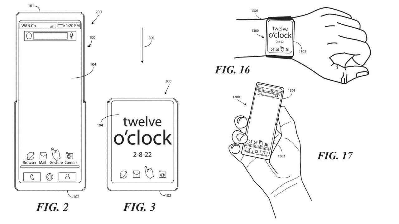 Posible celular de Motorola que vira smartwatch