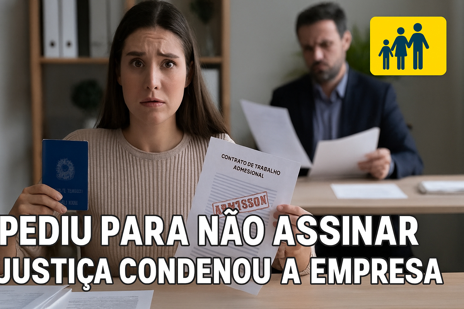 Funcionária pede para não ter carteira assinada para não perder o Bolsa Família, mas Justiça condena empresa e diz que registro é obrigatório por lei