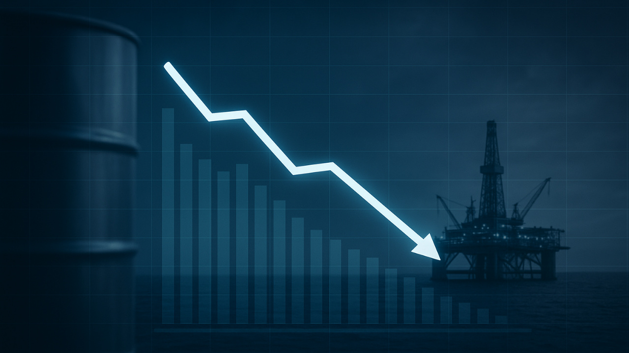 Os preços do petróleo caem novamente e devem fechar o terceiro mês consecutivo em baixa. Mercado reage a temores de excesso de oferta, dólar forte e desaceleração da economia chinesa antes da reunião da OPEP+.