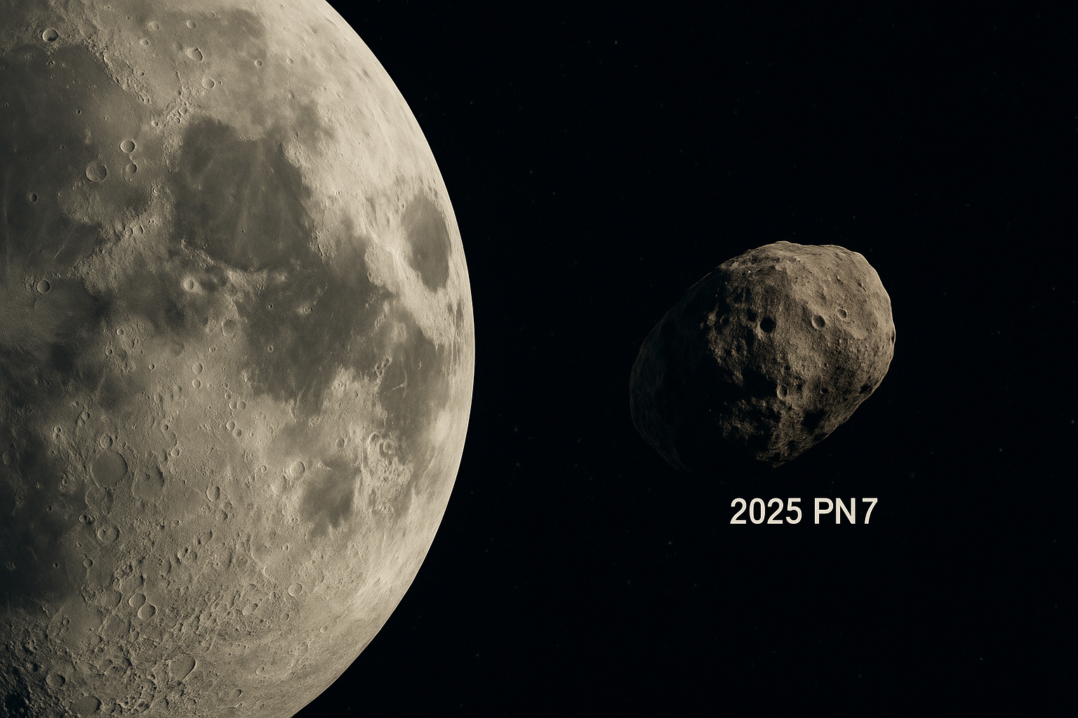Cientistas descobrem “quase-lua” 2025 PN7: novo corpo celeste acompanha a Terra há 60 anos