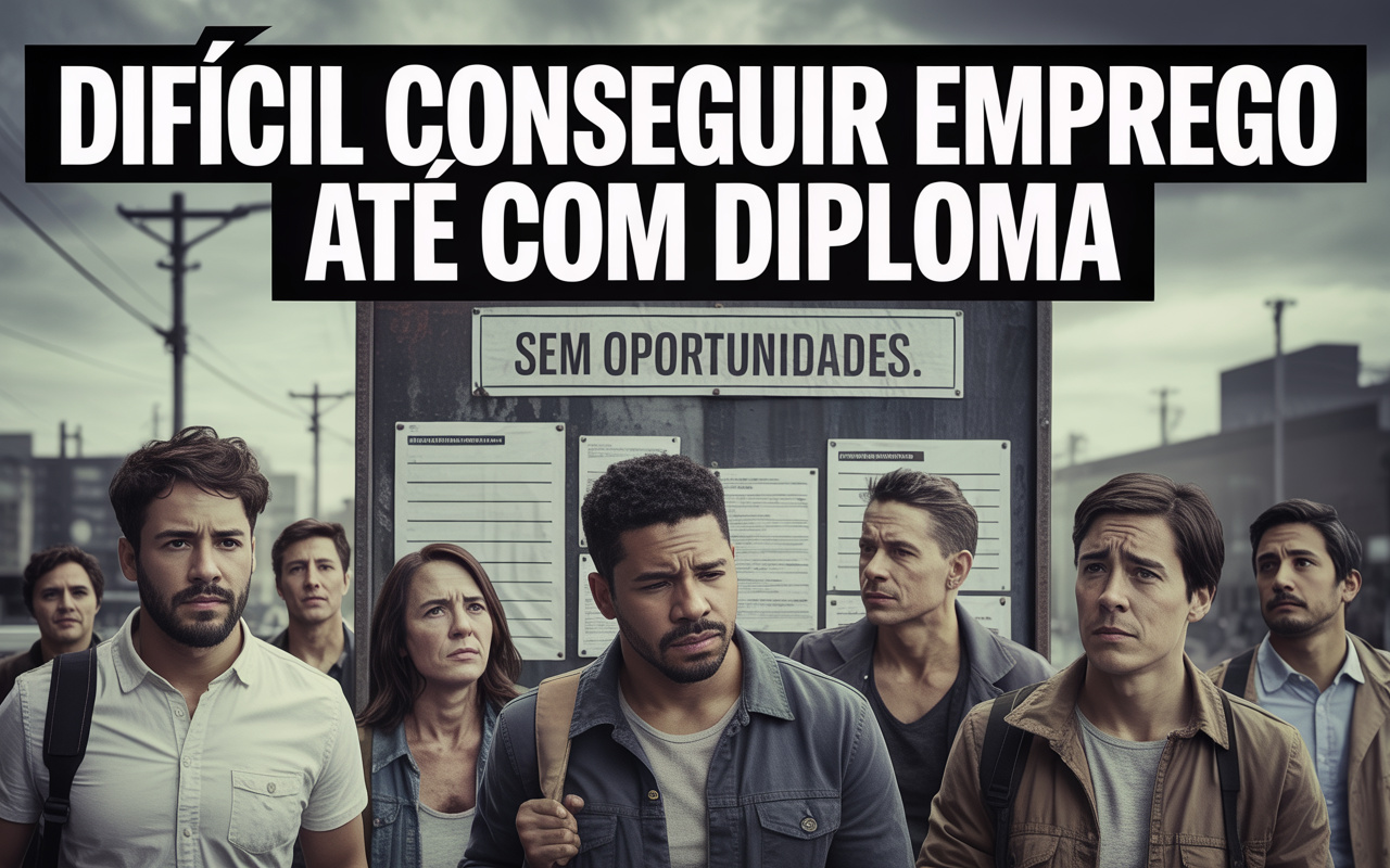 Mais da metade dos brasileiros diz que está quase impossível conseguir emprego: até com curso técnico ou faculdade, 57% afirmam viver o pior momento desde a pandemia, revela FGV