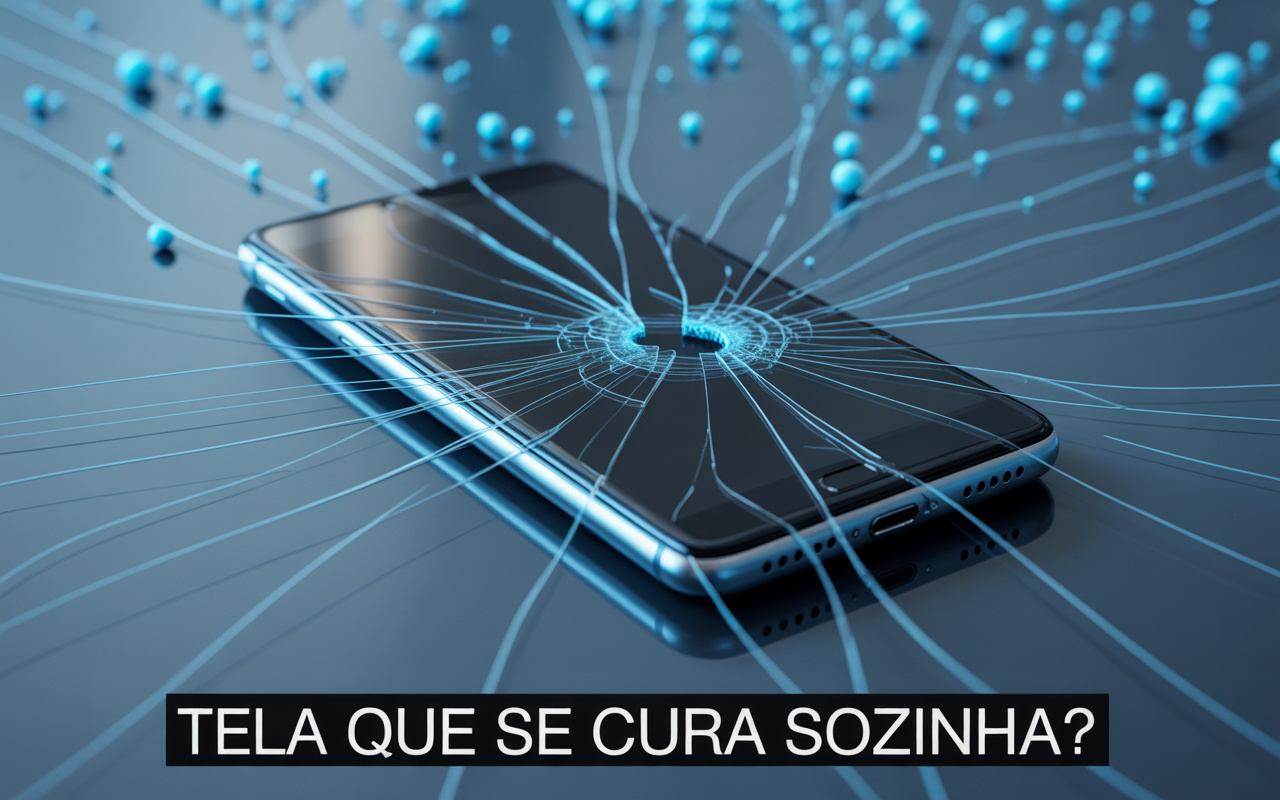 Celulares com telas trincadas podem estar com os dias contados: cientistas desenvolvem polímero autorreparável capaz de se regenerar sozinho em poucos minutos e resistir a novos arranhões