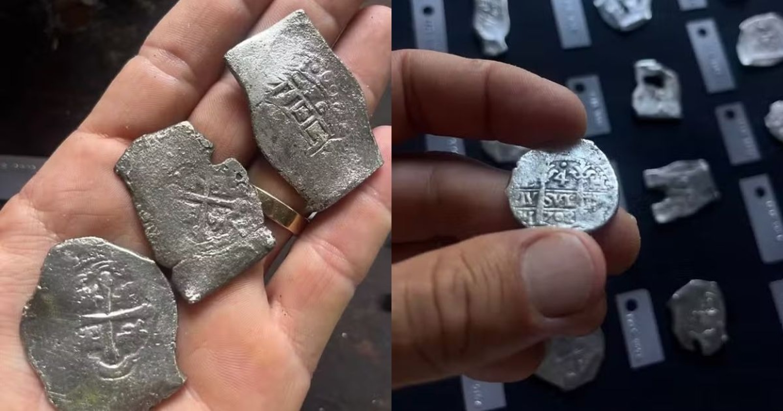 Naufrágio, Tesouro, Ouro e prata