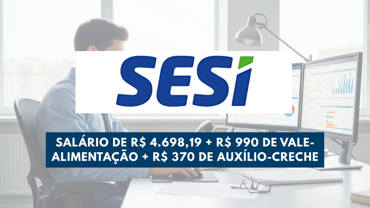 O SESI abriu uma vaga de emprego para Analista Técnico Especializado Júnior em Porto Alegre, com salário de R$ 4.698,19 e diversos benefícios.