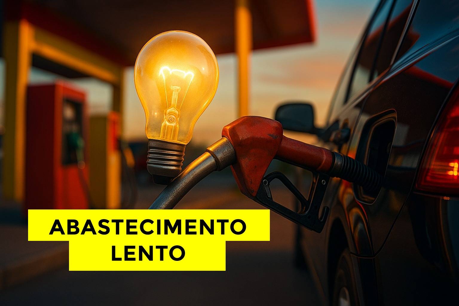 Ideia propõe bombas mais lentas para desestimular combustíveis fósseis e destacar vantagens dos carros elétricos sem custos