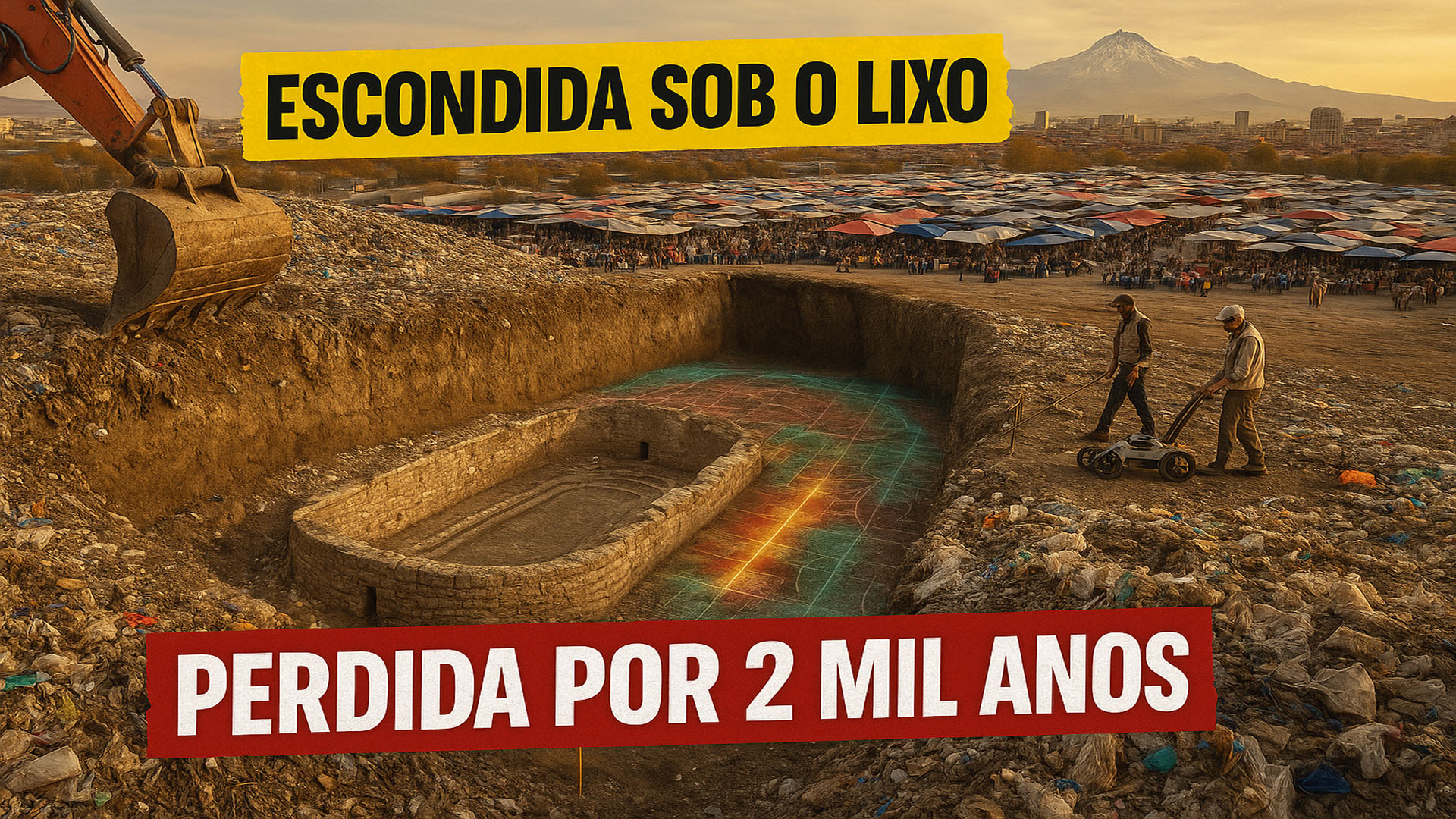 Achado sob lixo, aterro em Kayseri ocultou por 2.000 anos uma relíquia romana de 450 m de comprimento e muda a história da Capadócia