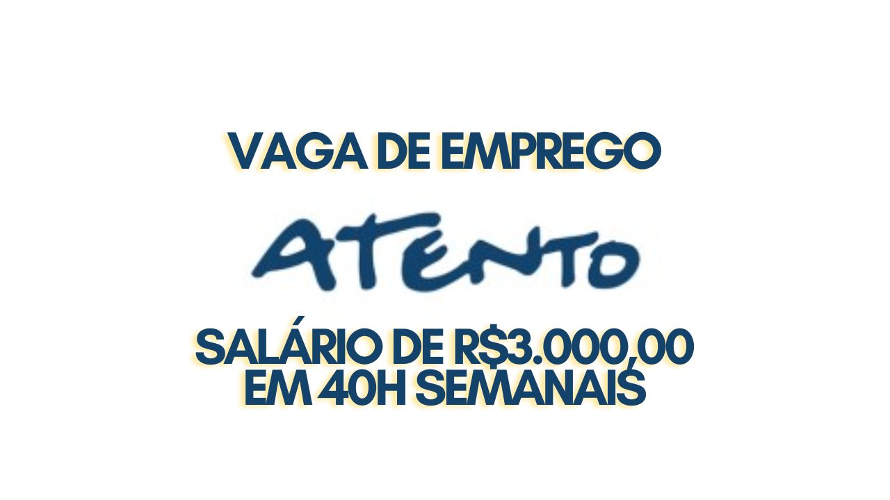 Atento abre vaga de emprego com salário de R$ 3.000,00 + vale-alimentação + plano de saúde para atuar como Especialista Suporte Atendimento III em 40h semanais em Mauá-SP